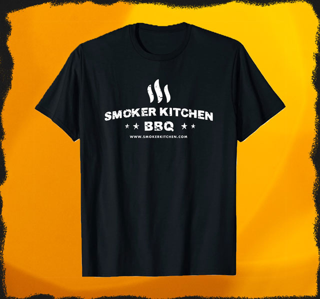 Smoker Kitchen BBQ T-Shirt für Damen und Herren